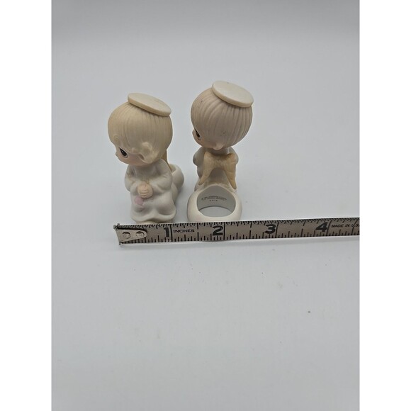 Vintage Precious Moments Candle Climbers "But Love Goes On Forever" - Picture 9 of 11
